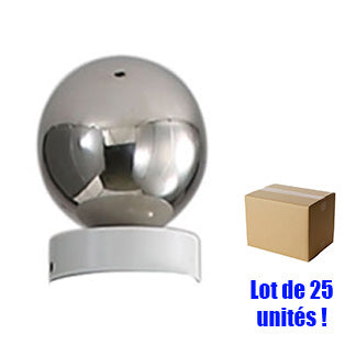Lot de 25x Capuchons pour mât - modèle blanc