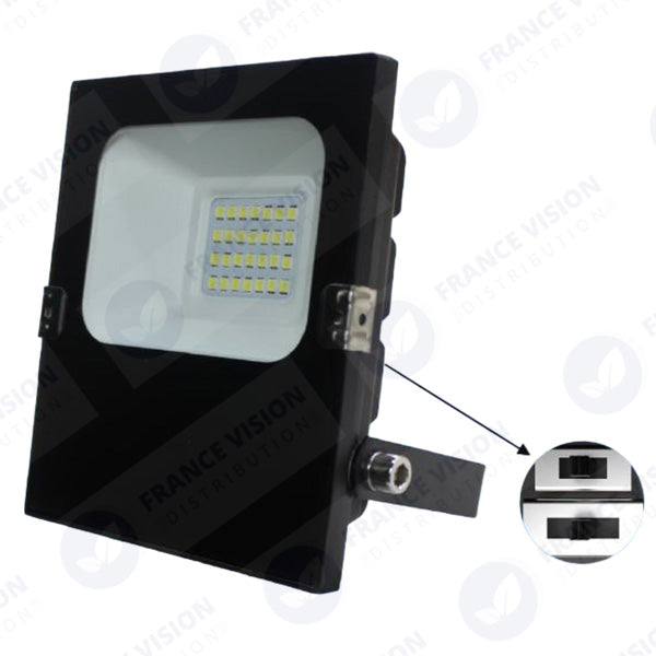 Lot de 36x Projecteurs LED CCT (Couleur Changeante en Température) - Série CITY PLUS ULTRA - 20 Watts - 2800 Lumens - 140 Lumens/Watt - Angle 120° - IP66 - IK08 - 13 x 11 x 4 cm - Support ajustable 270° - Câble 50cm - Garantie 5 ans