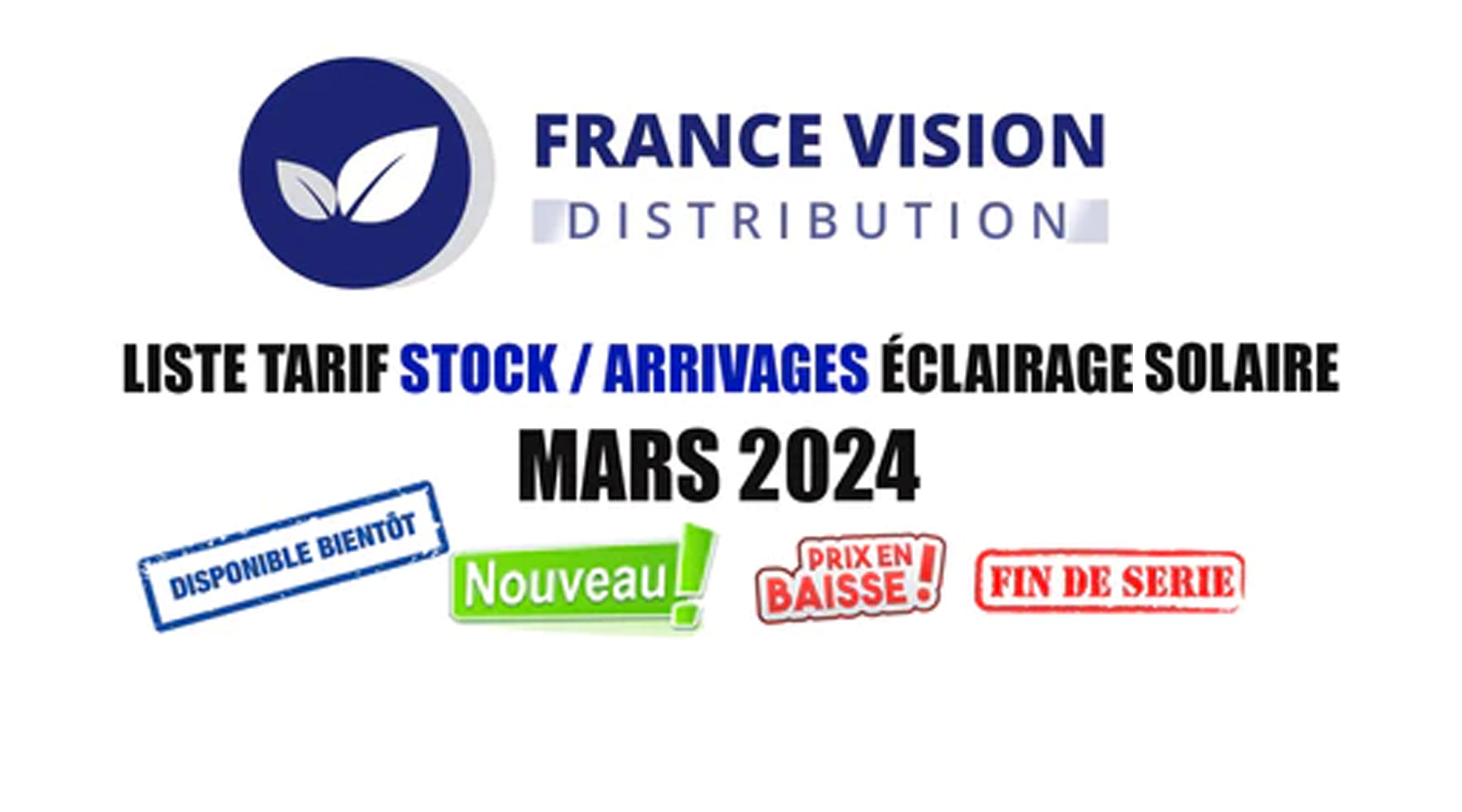 [NOUVEAU] Nouvelle liste de prix éclairage solaire😀 - Mars 2024