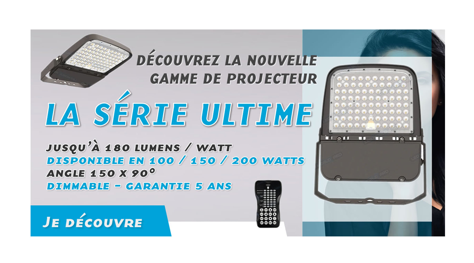 [NOUVEAU] Projecteur LED filaire – Série ULTIME P1