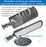 Lampe de rue filaire - Série FLEX ECO - 50 Watts - 6000 Lumens - 120 Lumens/Watt - Angle 120 x 60° - IP66 - IK08 - 493 x 170 x 70mm - Tube d'insertion 50mm - 3000k