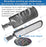 Lampe de rue filaire - Série FLEX ECO - 150 Watts - 18 000 Lumens - 120 Lumens/Watt - Angle 120 x 60° - IP66 - IK08 - 665 x 210 x 80mm - Tube d'insertion 60mm - 4500k