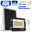Projecteur LED solaire  Série AJUST V3 - CCT (Couleur Changeante en Température ) - Rendu lumineux 400 Watts - 2800 Lumens - 120° - IP65 - Projecteur 36 x 30 x 5 cm - Panneau MONOCRISTALLIN 39 x 30 x 2 cm - Avec télécommande - Avec capteur crépusculaire