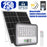 Projecteur LED solaire - Série SECURITY V2 - 250 Watts - 1500 Lumens - Angle 90° - IP65 - Lampe 26 x 21 x 4 cm - Panneau solaire MONOCRISTALLIN 30 x 21 x 2 cm - Avec détecteur de mouvement - Avec télécommande - Support ajustable - 6000k