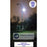 Lampadaire solaire extérieur de rue / parking - Série POWER ULTRA - Rendu 200 Watts - 2000 lumens - 180° - IP65 - 46 x 36 x 8 cm - Avec capteur crépusculaire - Télécommande - Avec détecteur de mouvement - Diamètre tube d’insertion 45 mm