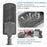 Lot de 5x Lampes de rue filaires - Série FLEX ECO - 150 Watts - 18 000 Lumens - 120 Lumens/Watt - Angle 120 x 60° - IP66 - IK08 - 665 x 210 x 80mm - Tube d'insertion 60mm - 3000k