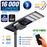 Lot de 4x Lampes de rue solaires - Série STARSHIP ELITE - 16 000 Lumens - Angle 150x70° - IP65 - 3000k/4000k/6000k au choix - Structure ALUMINIUM - Tube d'insertion 76mm - Régulateur MPPT - Détecteur de mouvement - Télécommande - Garantie 3 ans