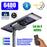 Lot de 4x Lampes de rue solaires - Série STARSHIP ELITE - 6400 Lumens - Angle 150x70° - IP65 - 3000k/4000k/6000k au choix - Structure ALUMINIUM - Tube d'insertion 76mm - Régulateur MPPT - Détecteur de mouvement - Télécommande - Garantie 3 ans