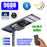 Lot de 4x Lampes de rue solaires - Série STARSHIP ELITE - 9600 Lumens - Angle 150x70° - IP65 - 3000k/4000k/6000k au choix - Structure ALUMINIUM - Tube d'insertion 76mm - Régulateur MPPT - Détecteur de mouvement - Télécommande - Garantie 3 ans