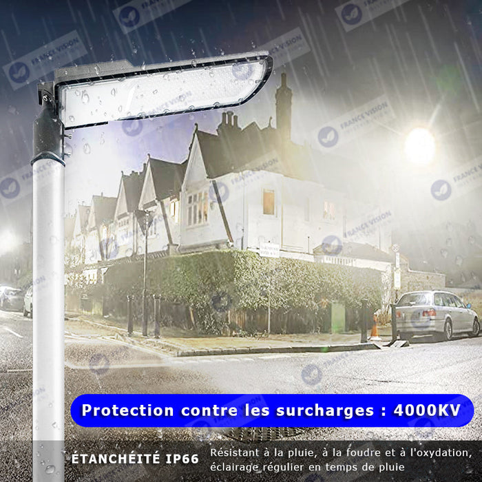 Lot de 10x Lampes de rue filaires - Série FLEX ECO - 100 Watts - 12 000 Lumens - 120 Lumens/Watt - Angle 120 x 60° - IP66 - IK08 - 573 x 190 x 70mm - Tube d'insertion 50mm - 6000k