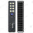 Lampe de rue solaire - Série STARSHIP ULTRA BLACK - Rendu lumineux 2000 Watts - 5000 Lumens - 6000k - Angle 140*70° - IP65 - Structure aluminium - Dimensions 108 x 22 x 8 cm - Tube 60mm - Contrôle intelligent - Détecteur de mouvement - Télécommande