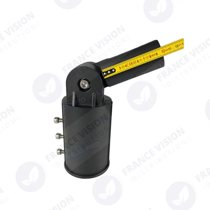 Lot de 20x Adaptateurs Candélabres / Lampe de rue et parking extérieur - 180 degrés - Ajustable - IP65 - 80/60mm