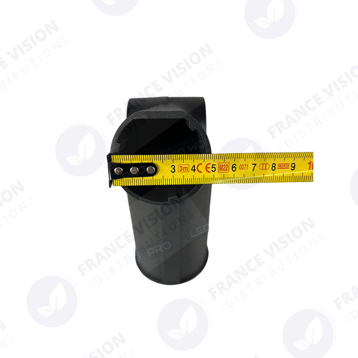 Lot de 20x Adaptateurs Candélabres / Lampes de rue et parking extérieur - 180 degrés - Ajustable - IP65 - 60/50mm