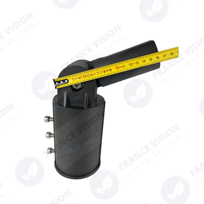 Lot de 20x Adaptateurs Candélabres / Lampes de rue et parking extérieur - 180 degrés - Ajustable - IP65 - 60/50mm