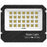 Projecteur LED solaire  Série AJUST V3 - CCT (Couleur Changeante en Température ) - Rendu lumineux 600 Watts - 3500 Lumens - 90° - IP65 - Projecteur 36 x 30 x 5 cm - Panneau MONOCRISTALLIN 39 x 36 x 2 cm - Avec télécommande - Avec capteur crépusculaire