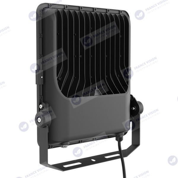 Projecteur LED filaire CCT (Couleur Changeante en Température) - Série CITY PLUS EVO V2 - Modèle 9 en 1 - Puissance ajustable 100 / 150 / 200 Watts - 140 Lumens/Watt - Angle 90° - 41 x 36 x 5 cm - IP66 - IK08 - Câble 1 mètre - Garantie 5 ans