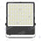 Lot de 4x Projecteurs LED filaires CCT (Couleur Changeante en Température) - Série CITY PLUS EVO V2 - Modèle 9 en 1 - Puissance ajustable 400 / 500 / 600 Watts - 140 Lumens/Watt - Angle 90° - 62 x 52 x 6 cm - IP66 - IK08 - Câble 1 mètre - Garantie 5 ans
