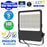 Projecteur LED filaire CCT (Couleur Changeante en Température) - Série CITY PLUS EVO V2 - Modèle 9 en 1 - Puissance ajustable 100 / 150 / 200 Watts - 140 Lumens/Watt - Angle 90° - 41 x 36 x 5 cm - IP66 - IK08 - Câble 1 mètre - Garantie 5 ans