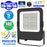 Projecteur LED filaire CCT (Couleur Changeante en Température) - Série CITY PLUS EVO V2 - Modèle 9 en 1 - Puissance ajustable 20 / 30 / 50 Watts - 140 Lumens/Watt - Angle 90° - 25 x 21 x 4 cm - IP66 - IK08 - Câble 1 mètre - Garantie 5 ans