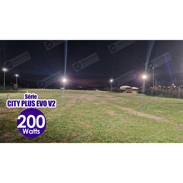 Projecteur LED filaire CCT (Couleur Changeante en Température) - Série CITY PLUS EVO V2 - Modèle 9 en 1 - Puissance ajustable 20 / 30 / 50 Watts - 140 Lumens/Watt - Angle 90° - 25 x 21 x 4 cm - IP66 - IK08 - Câble 1 mètre - Garantie 5 ans