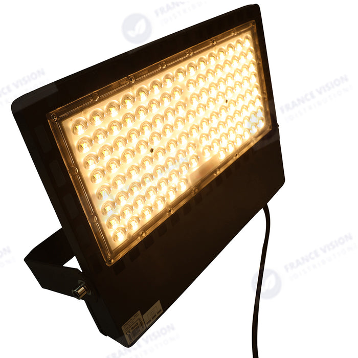 Projecteur LED CCT (Couleur Changeante en Température) - Série CITY PLUS ULTRA - 20 Watts - 2800 Lumens - 140 Lumens/Watt - Angle 120° - IP66 - IK08 - 13 x 11 x 4 cm - Support ajustable 270° - Câble 50cm - Garantie 5 ans