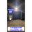 Lot de 8x Projecteurs LED solaires - Série SECURITY V1 - 600 Watts - 9600 Lumens - Angle 120*60° - IP65 - Lampe 26 x 25 x 6 cm - Panneau solaire MONOCRISTALLIN 37 x 26 x 2 cm - Avec détecteur de mouvement - Télécommande - 4000k/6000k