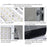 Lot de 16x Projecteurs LED filaires - Série ELITE - 100 Watts - 12 000 Lumens - 120 Lumens / Watt -  Angle 140x70° - IP67 - Protection à l'impact IK08 - 26 x 20 x 4 cm - Couleur 4500k