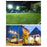 Lot de 10x Projecteurs LED filaires - Série ELITE - 200 Watts - 24 000 Lumens - 120 Lumens / Watt -  Angle 140x70° - IP67 - Protection à l'impact IK08 - 32 x 24 x 4 cm - Couleur 4500k
