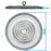 Lot de 10x Lampes industrielles Driverless - UFO - Série DIAMANT V2 - 150 Watts - 15 000 Lumens - 100 Lumens/Watt - Angle 90° - IP65 - 260 x 34 cm - 4500k - Protectionà l'impact IK08 - Câble 30cm