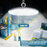Lot de 10x Lampes industrielles Driverless - UFO - Série DIAMANT V2 - 200 Watts - 20 000 Lumens - 100 Lumens/Watt - Angle 90° - IP65 - 260 x 34 cm - 4500k - Protection à l'impact IK08 - Câble 30cm