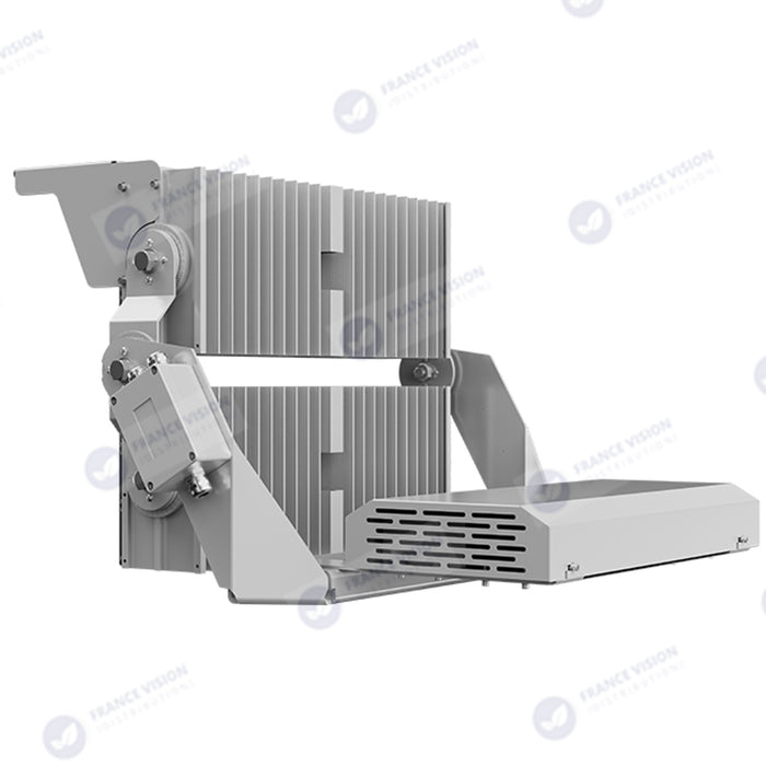 Lot de 4x Projecteurs hautes puissances LED de stade filaire - Série EVOLUTION V2 - 1200 Watts - 204 000 Lumens - 170 Lumens/Watt - Angle 20° / 30° / 60° / 90° / MBP20 / MLP30 / MBP45 / MBP70 au choix - IP66 - IK08 - 3000K à 6500K - Garantie 5 ans