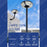Lampe solaire pour extérieur - Série OVNI CRYSTAL - 250 Watts - 1500 Lumens - Angle 360° - IP65 -  Lampe 55 x 55 x 6 cm - Tube d'insertion 60/76 mm - Panneau polycristallin 36 x 42 cm - Détecteur de mouvement - Capteur crépusculaire - Télécommande - 6000k