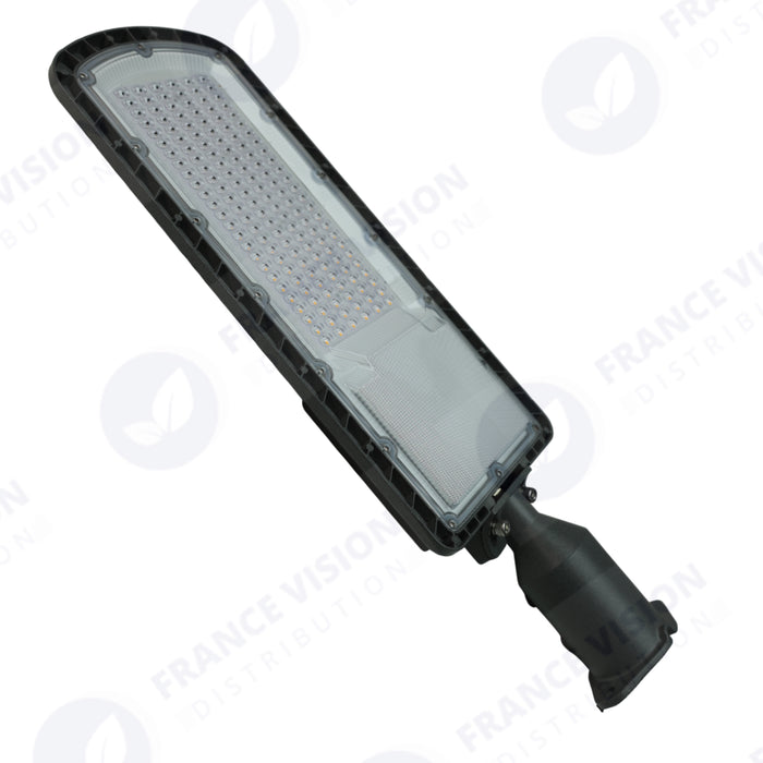 Lampe de rue filaire - Série FLEX ECO - 150 Watts - 18 000 Lumens - 120 Lumens/Watt - Angle 120 x 60° - IP66 - IK08 - 665 x 210 x 80mm - Tube d'insertion 60mm - 3000k