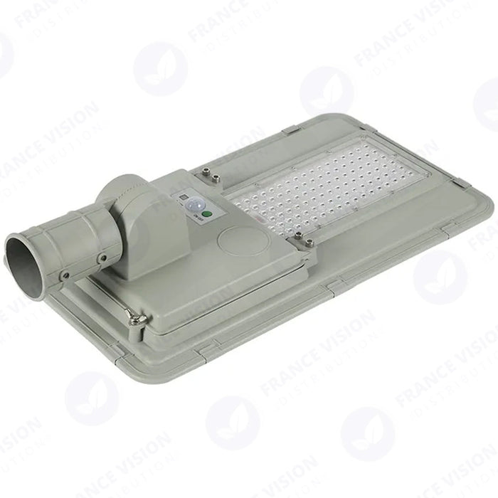 Lot de 6x Lampadaires LED solaires ajustables - Série FLEX SOLAR - 300 Watts - 2500 Lumens - Support  ajustable à 90° - IP65 -  Lampe 66 x 33 x 13 cm - Panneau MONOCRISTALLIN 61 x 32 cm - Détecteur de mouvement - Télécommande - 6000k - STRUCTURE ALUMINIUM