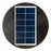 Lampe solaire pour extérieur - Série OVNI - Version HERCULE 800 - 2700 Lumens - Angle 360° - IP65 - Lampe 745 x 135 mm - Panneau 625 x 345 mm - Diamètre tube d'insertion  60 - 76 mm - Détecteur PIR – Capteur crépusculaire - Télécommande - 6000k