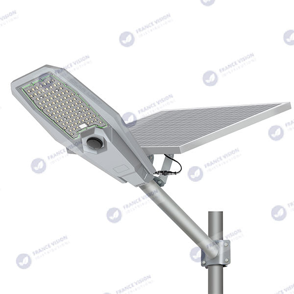 Palette de 18x Lampes de rue solaire - Série INTERSTELLAR ULTRA - 400 Watts - 3100 Lumens - Angle 150x70° - IP65 - Lampe 62 x 30 x 8 cm - Controleur intelligent - Avec télecommande - Capteur PIR - 4000k - Support inclus - Capteur crépusculaire