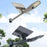 Lot de 3x Lampes de rue solaire - Série INTERSTELLAR ULTRA - 400 Watts - 3100 Lumens - Angle 150x70° - IP65 - Lampe 62 x 30 x 8 cm - Controleur intelligent - Avec télecommande - Capteur PIR - 6000k - Support inclus - Capteur crépusculaire