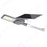 Lampe de rue solaire - Série INTERSTELLAR EVO - 1000 Watts - 6200 Lumens - Angle 140x70° - IP65 - Lampe 50 x 21 x 9 cm - Panneau MONOCRISTALLIN 63 x 39 x 2 cm - Avec télécommande - Capteur crépusculaire - 6000k - Structure ALUMINIUM