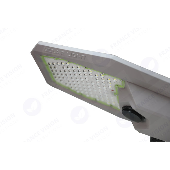 Palette de 24x Lampes de rue solaire - Série INTERSTELLAR ULTRA - 600 Watts - 3600 Lumens - Angle 150x70° - IP65 - Lampe 62 x 30 x 8 cm - Controleur intelligent - Avec télecommande - Capteur PIR - 3000k - Support inclus - Capteur crépusculaire