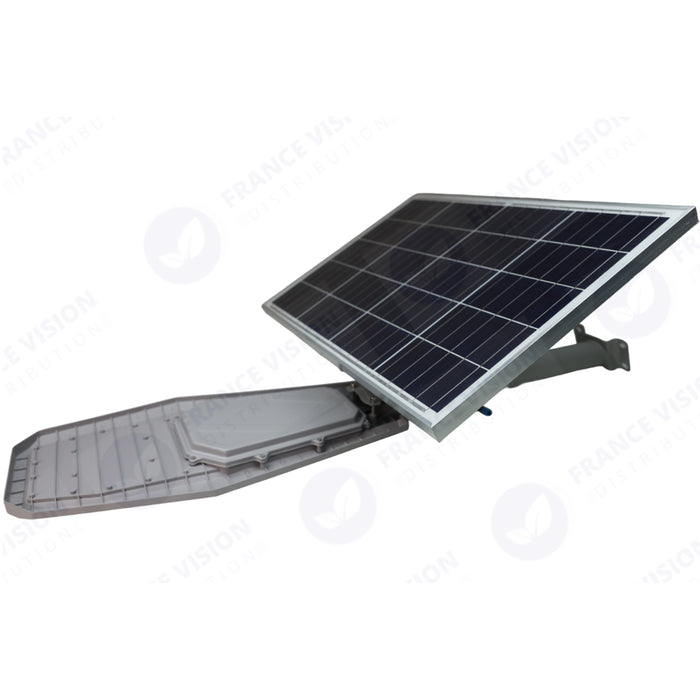 Palette de 24x Lampes de rue solaire - Série INTERSTELLAR ULTRA - 600 Watts - 3600 Lumens - Angle 150x70° - IP65 - Lampe 62 x 30 x 8 cm - Controleur intelligent - Avec télecommande - Capteur PIR - 3000k - Support inclus - Capteur crépusculaire