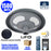 Lot de 4x Lampes solaires pour extérieur - Série OVNI FUTUR V2 - 1500 Watts - 3200 Lumens - Angle 360° - IP65 - 61 x 19 cm - Tube d'insertion 76 mm - Structure en aluminium - Capteur crépusculaire - Télécommande multifonctions - 6000k