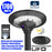 Lampe d'extérieur solaire - Série OVNI EVO - 1700 watts - 5100 Lumens - Angle 360° - IP65 - 54 x 20 cm - Panneau solaire monocristallin - Structure aluminium - Tube d'insertion 76mm - Détecteur de mouvement - Capteur crépusculaire - 6000k