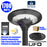 Lot de 4x Lampes d'extérieur solaires - Série OVNI EVO - 1700 watts - 5100 Lumens - Angle 360° - IP65 - 54 x 20 cm - Panneau solaire monocristallin - Structure aluminium - Tube d'insertion 76mm - Détecteur de mouvement - 6000k