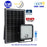 Projecteur LED solaire CCT (Couleur Changeante en Température) - Série SECURITY V1 - Rendu lumineux 150 Watts - 1500 lumens - Angle 120° x 60° - IP65 - Lampe 14 x 15 x 3 cm - Panneau solaire monocristallin - Détecteur Infrarouge - Télécommande