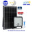 Projecteur LED solaire CCT (Couleur Changeante en Température) - Série SECURITY V1 - Rendu lumineux 300 Watts - 4800 lumens - Angle 120° x 60° - IP65 - Lampe 20 x 19 x 5 cm - Panneau solaire monocristallin - Détecteur PIR - Télécommande