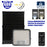 Projecteur LED solaire - Série SECURITY V1 - Rendu Lumineux 600 Watts - 9600 Lumens - Angle 120*60° - IP65 - Lampe 26 x 25 x 6 cm - Panneau solaire MONOCRISTALLIN 37 x 26 x 2 cm - Avec détecteur de mouvement - Télécommande - 4000k/6000k