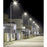 Lampadaire solaire extérieur de rue / parking - Série POWER ULTRA - Rendu 200 Watts - 2000 lumens - 180° - IP65 - 46 x 36 x 8 cm - Avec capteur crépusculaire - Télécommande - Avec détecteur de mouvement - Diamètre tube d’insertion 45 mm