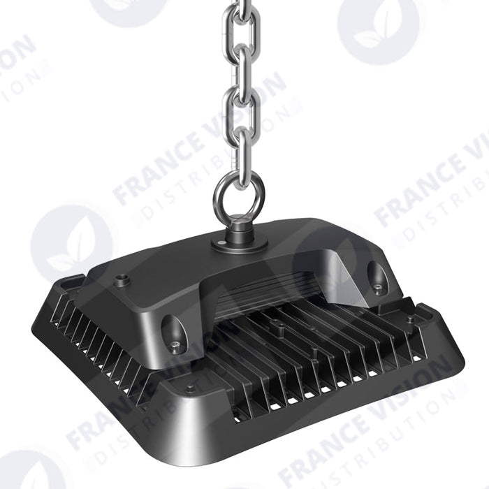 Lot de 10x Lampes industrielles UFO - Série ALIZE P4 - Puissance ajustable 100W / 150W / 200W - 140 Lumens/Watt - Angle 160° - IP66 - 26,3 x 26,3 x 16 cm - Modèle 9 en 1 – CCT 3000K / 4000K / 6000K – Garantie 5 ans