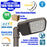 Lot de 10x Lampes de rue filaires - Série ULTIME P2 - CCT - Puissance ajustable 100 / 150 / 200 Watts - 180 Lumens/Watt - 53 x 30 x 6,5 cm - IP66 - Angle 150 x 90° - Tube d'insertion 60mm - Couleur Bronze foncé - Dimmable – Angle rotatif - Garantie 5 ans