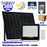 Lot de 2x Projecteurs LED solaires - Série SECURITY ULTRA - 500 Watts - 3000 Lumens - Angle 120° - IP65 - Lampe 32 x 32 x 5 cm - Panneau solaire MONOCRISTALLIN 42 x 38 x 3 cm - Télécommande - 6500k - Mode de détection sans veille (0-100% - 1 minute)